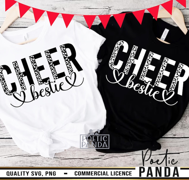 Cheer Bestie SVG PNG, Football Season Svg, Bestie Svg, Best Friend Svg, Cheerleader Svg, Game Day Svg, Cheer Svg, Cheer Leader Svg image 1