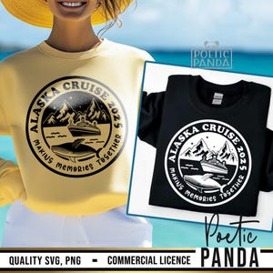 2025 Alaska Cruise SVG PNG, Alaskan Cruise Shirts Svg, Family Vacation To Alaska Svg, Family Trip Svg, 2025 Trip To Alaska Svg