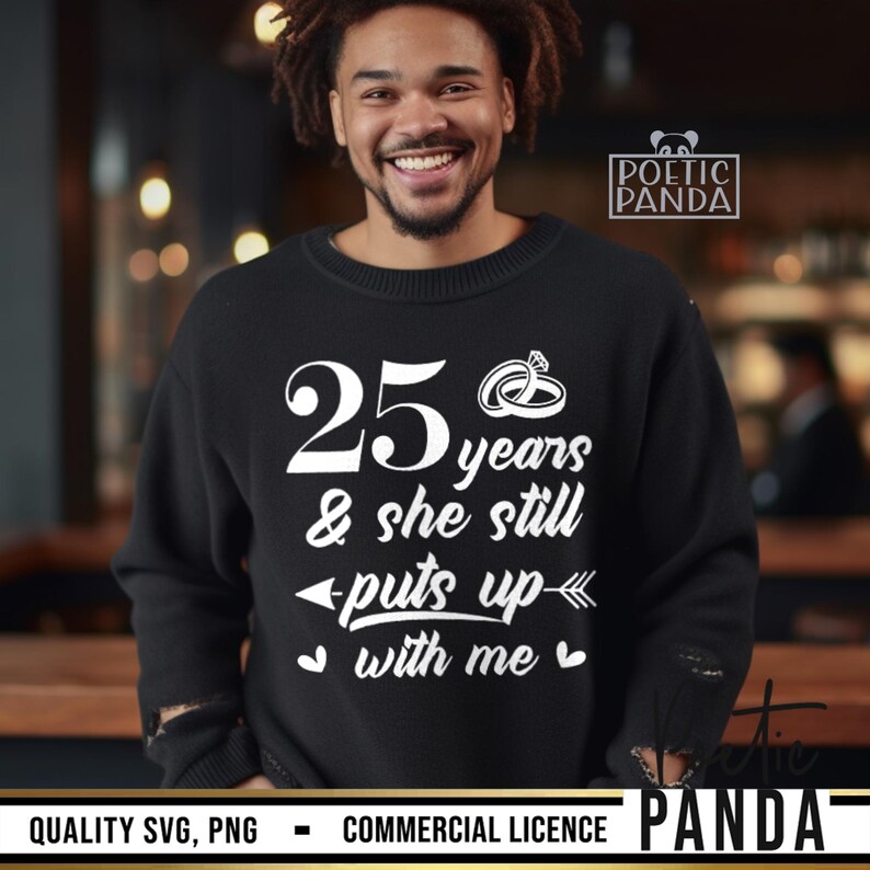 25th Wedding Anniversary SVG PNG, Matching Shirts Svg, We Still Do Svg, Funny Anniversary Gift Svg, Mr and Mrs Svg, 25 Years Of Marriage Svg image 3