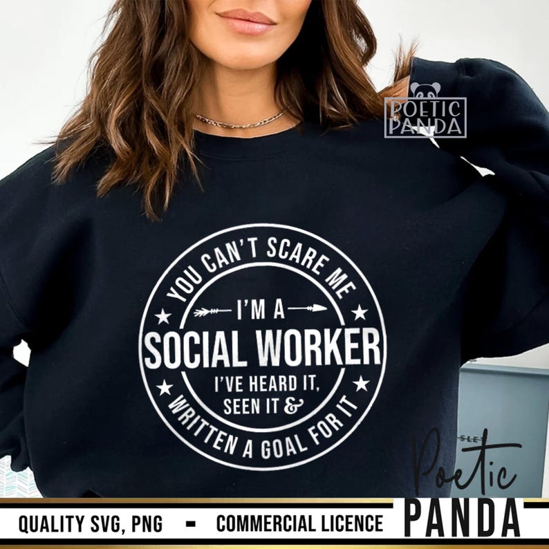 Social Worker SVG PNG, Funny Social Worker Shirt Svg, Social Worker Gift Svg, Difference Maker Svg, , Mental Health Svg image 4
