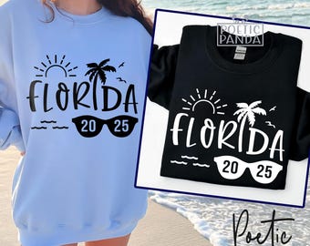 2025 Florida SVG PNG, Florida Vacation Shirt Svg, Florida Shirts Svg, Family Vacation Svg, Family Trip Svg, Miami  Beach Svg, Florida Svg