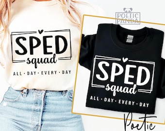 Sped Squad SVG PNG, Special Education, Special Ed Svg, Sped Crew Svg, Sped Teacher Shirts Svg, Sped Svg, Para Svg, Sped Crew Svg