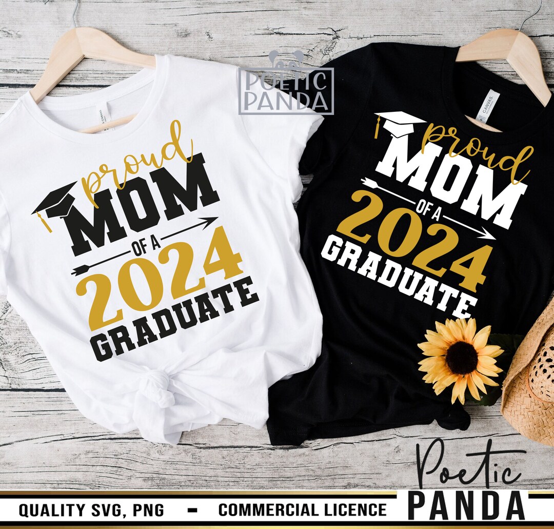 Proud Mom of A 2024 Graduate SVG PNG, Class of 2024 Svg, Senior Svg ...