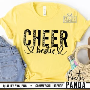 Cheer Bestie SVG PNG, Football Season Svg, Bestie Svg, Best Friend Svg, Cheerleader Svg, Game Day Svg, Cheer Svg, Cheer Leader Svg image 8