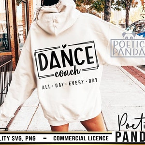 Entrenador de baile SVG PNG, Ballet Svg, Entrenador de porristas Svg, Mamá de baile Svg, Entrenador de baile Svg, Camisa de baile Svg, Equipo de baile Svg, Danza Svg, Profesor de baile