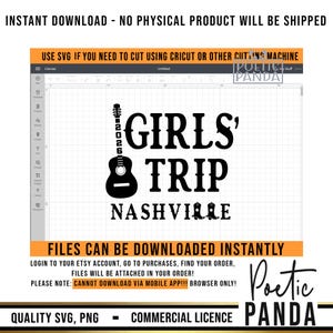2026 Girls Trip Nashville SVG PNG, Nashville Shirts Svg, Girls Trip Svg, Nashville Trip Svg, Nash Bash Svg, Girls Weekend Svg, Lets Go Girls image 10