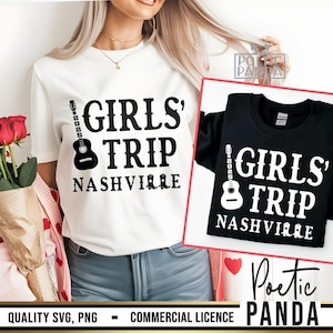 2025 Girls Trip Nashville SVG PNG, Camisetas Nashville Svg, Girls Trip Svg, Viaje a Nashville Svg, Nash Bash Svg, Fin de semana de chicas Svg, Vamos chicas