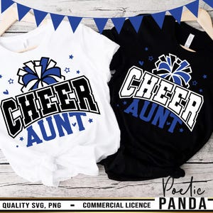 Cheer Aunt SVG PNG, Cheer Aunt Shirt Svg, Cheerleader Svg, Cheerleading Svg, Gift To Aunt Svg, Cheer Auntie Svg, Pom Poms Svg, CF01234