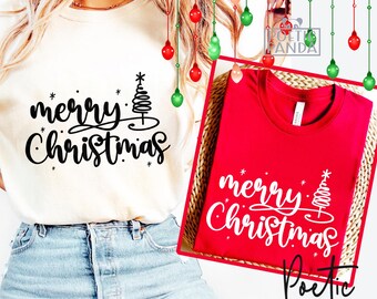 Merry Christmas SVG PNG, Christmas Shirt With Merry Christmas Svg, Merry Christmas Sign Svg, Christmas Svg, Christmas Svg Design Cut File