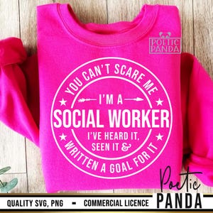 Social Worker SVG PNG, Funny Social Worker Shirt Svg, Social Worker Gift Svg, Difference Maker Svg, , Mental Health Svg image 5
