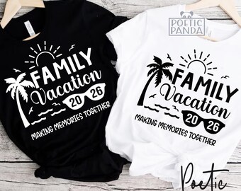 Family Trip 2026 SVG PNG , Beach Vacation Family Reunion Summer Shirt ...
