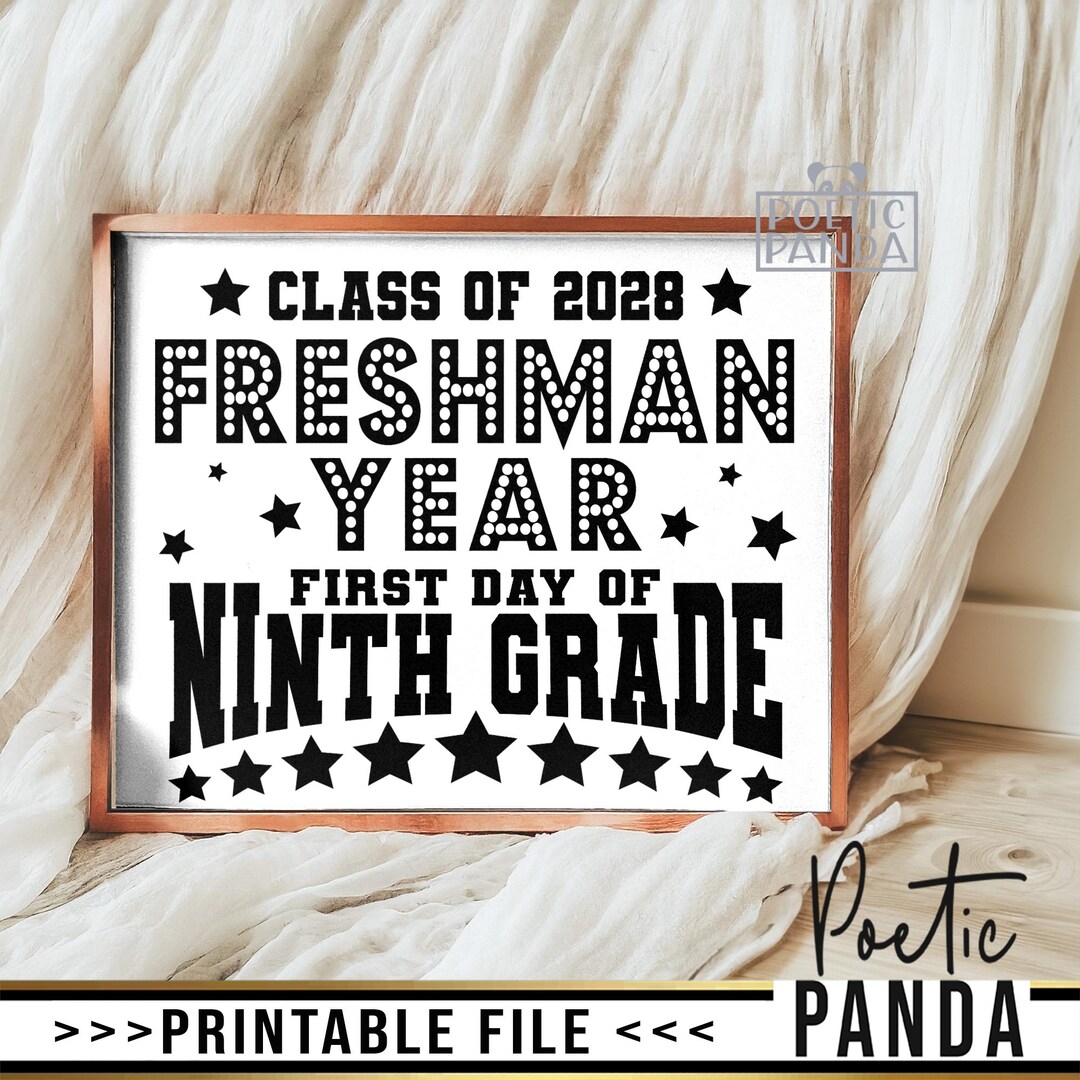 Printable First Day of 9th Grade - Il 1080xN.6203955100 N3qd 