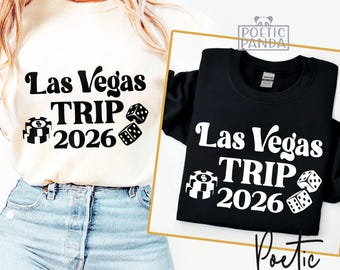 SVG PNG de Las Vegas 2026, Viaje a Las Vegas 2026 SVG, Diseño de camiseta SVG de Las Vegas, Diseño de recuerdo de viaje para Las Vegas