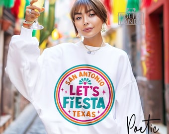 San Antonio SVG PNG, Texas Fiesta Squad, Koszulka Fiesta Svg, Koszulka San Antonio Svg, San Antonio Texas Svg, Let's Fiesta Svg