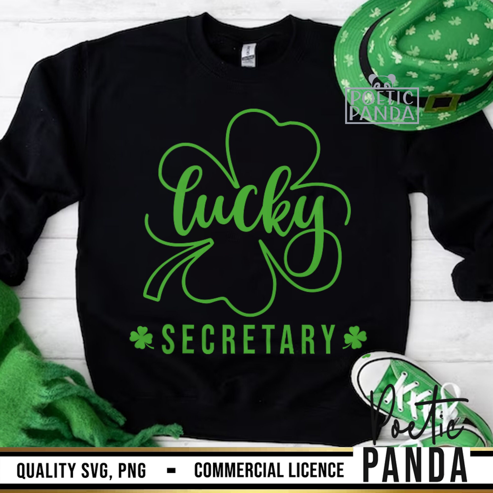 One Lucky School Secretary St Patrick's Day Irish T-Shirt One Lucky School Secretary St Patrick's Day Irish T-Shirt