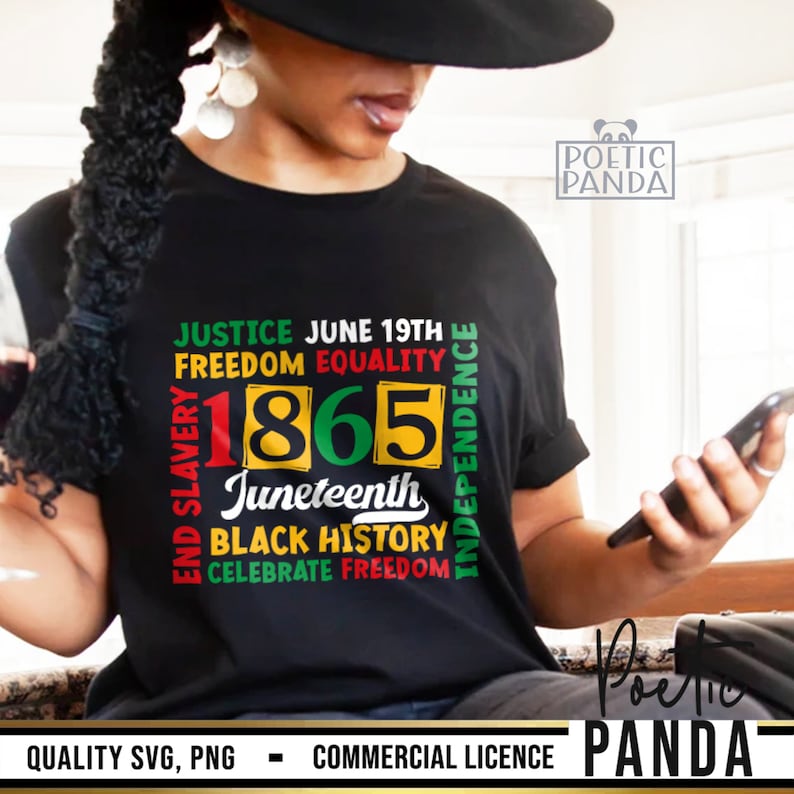 Juneteenth SVG PNG, Celebrate Juneteenth, Juneteenth Shirt Svg Cricut, Black History Svg, Juneteenth Png, 1865 Svg, African American Svg