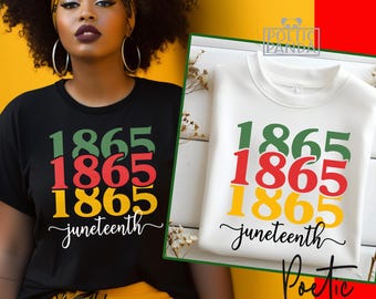Juneteenth SVG PNG, 1865 Juneteenth Svg, Juneteenth Shirt Svg, Juneteenth Svg Man Woman, 1865 Juneteenth Cut File For Cricut