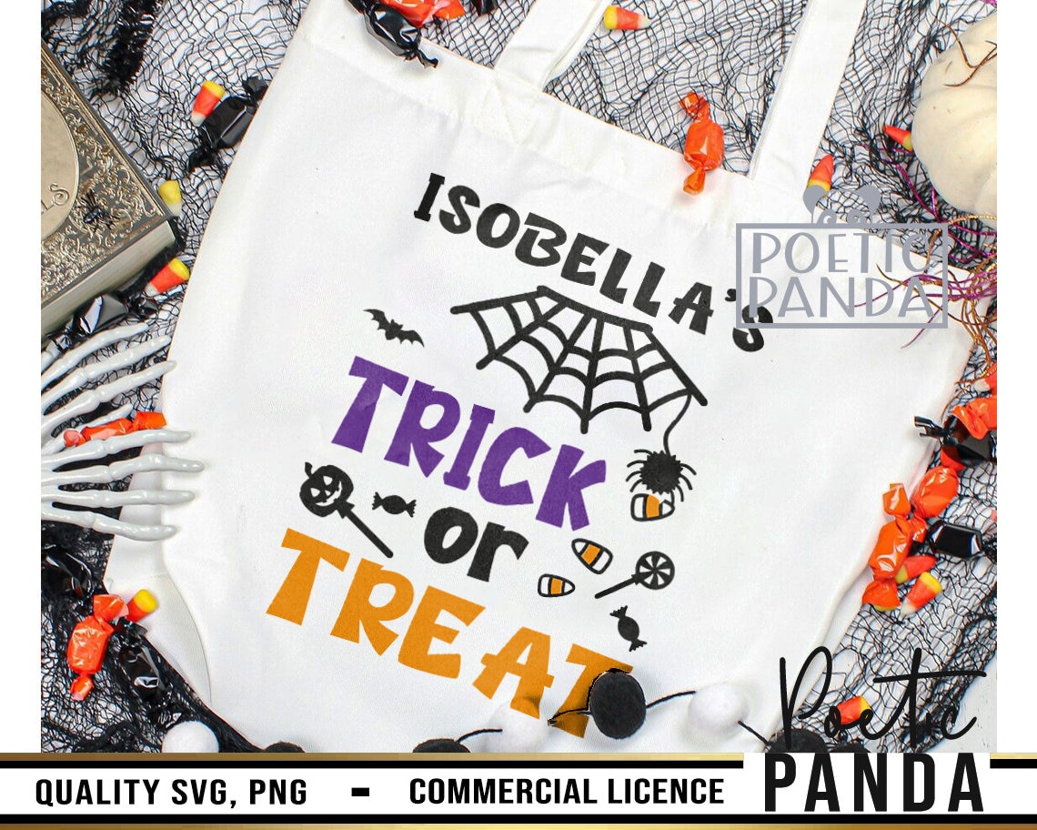 Halloween Bag SVG PNG Candy Bag Svg Trick or Treat Bag Svg Etsy