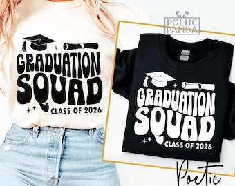 2026 Graduation  Squad SVG PNG, Class Of 2026 Svg, Senior 2026 Svg, Graduation Shirt Svg, Graduation Shirt Svg, Graduation Squad Svg