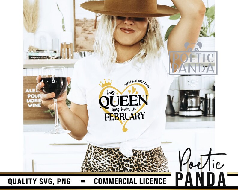 Queens Are Born In February SVG PNG, February Birthday, Birthday Squad Svg, First Birthday Svg, Eye Lashes Svg, Kiss Svg, Birthday Shirt Svg, Birthday Girl Svg, Capricorn Svg, Birthday Women Svg, Adult Birthday Svg, Princess Crown Svg