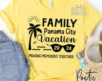 Panama City Family Vacation 2024 SVG PNG, 2024 Svg, Family Trip Svg, Vacation Shirts Svg, Panama City Svg, Making Memories Svg