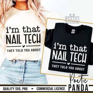 Nail Tech SVG PNG, Nails Technician Shirt Svg, Nail Technician Shirt Design For Cricut, Salon Worker Svg, Nail Boss Svg, Gift To Nail Tech