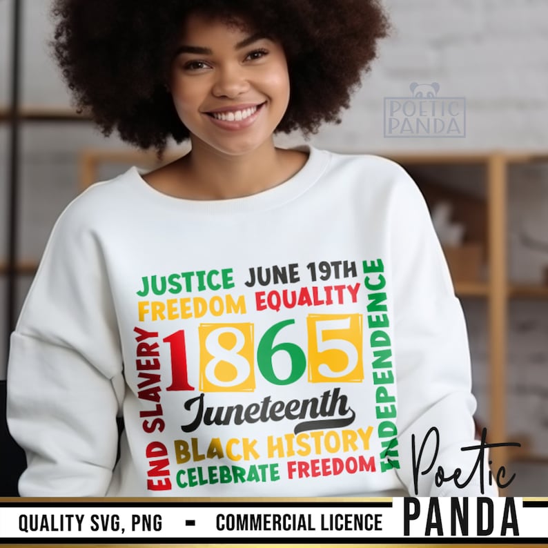 Juneteenth SVG PNG, Celebrate Juneteenth, Juneteenth Shirt Svg Cricut, Black History Svg, Juneteenth Png, 1865 Svg, African American Svg