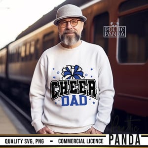 Cheer Dad SVG PNG, Cheer Dad Shirt Svg, Cheer Dad Gift Svg, Cheerleader Svg, Cheer Svg, Dad Cheerleading Shirt Svg, Pom Poms Svg, CF01234