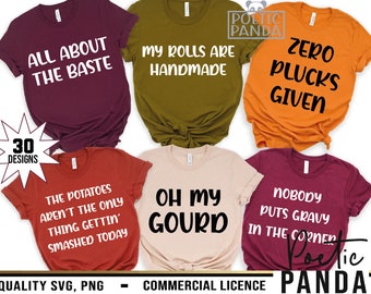 Funny Thanksgiving Bundle SVG PNG, Funny Thanksgiving Shirts Svg, Group Shirts Svg, Pies before Guys Svg, Family Thanksgiving Svg