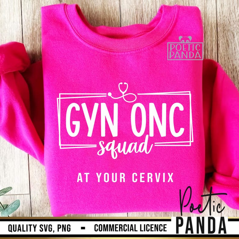 Gyn Onc Squad at Your Cervix SVG PNG, Gynecologist Oncology Squad Svg ...