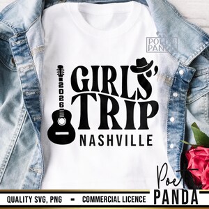 Viagem de Garotas para Nashville 2026 em SVG e PNG, SVG para Nashville, SVG para Viagem de Garotas, Camiseta para Viagem a Nashville, SVG para o Tennessee, SVG para Fim de Semana de Garotas, SVG para Nashville 2026 imagem 3
