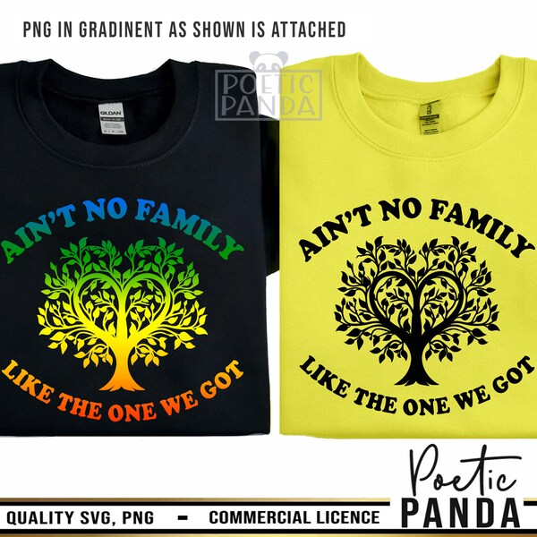 Family SVG PNG, Family Vacation Svg, Family Reunion Svg, Family Shirts Svg, Family Tree Svg, Ain't No Family Like The One We Got Svg