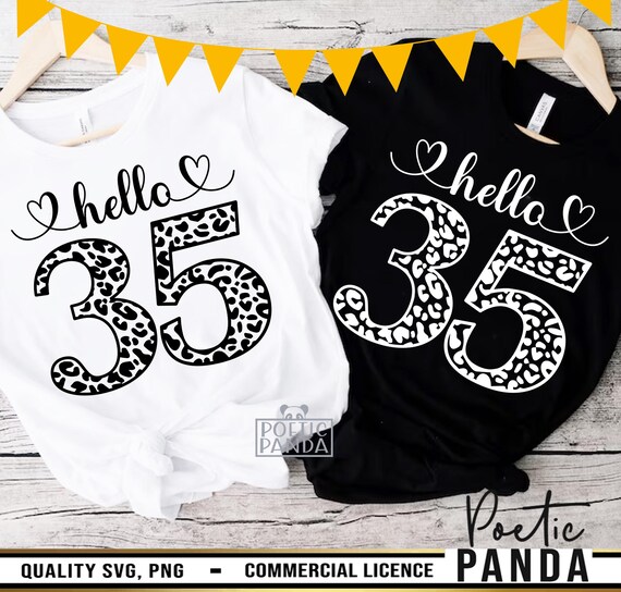 35 And Fabulous T-Shirt 35 Yrs Old B-Day 35th Birthday Gift 35 And Fabulous T-Shirt 35 Yrs Old B-Day 35th Birthday Gift