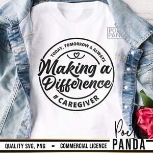 Caregiver SVG PNG, Caregiver Gift Svg, Hospice Nurse Svg, Caregiver Shirt Svg, Caregiver Appreciation Svg, Hospice Worker Png