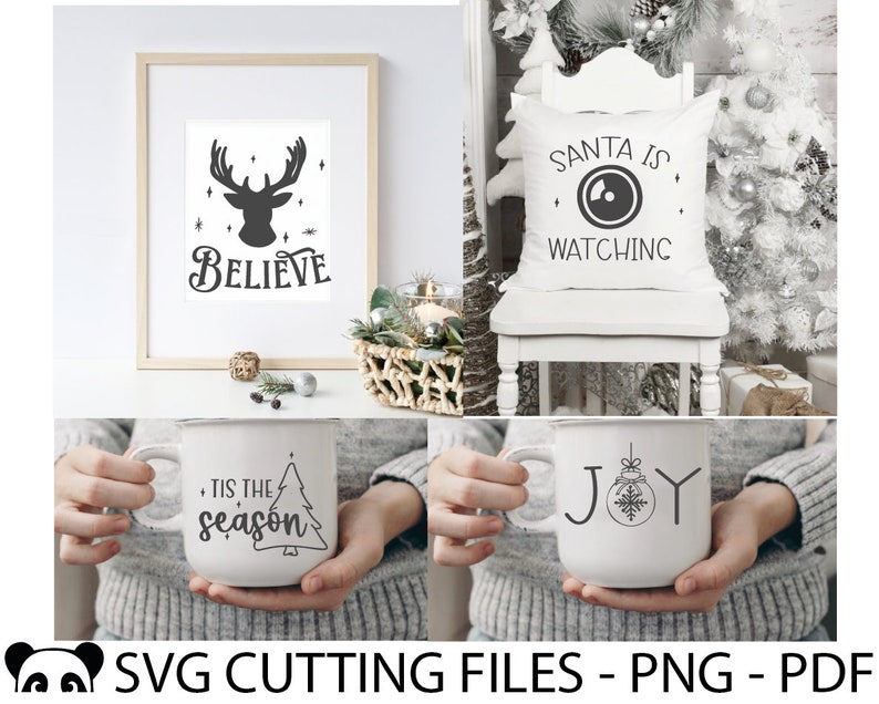 Christmas SVG Bundle, Farmhouse Christmas SVG. Farmhouse Sign Svg, Christmas decor svg, Winter Svg, Christmas Cricut files, Rustic Christmas image 6