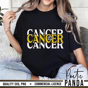 Cancer SVG PNG, Cancer Zodiac Svg, Cancer Zodiac Sign Svg, Cancer Png, June July Birthday Svg, Cancer Zodiac Shirt Png Design