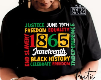 Juneteenth SVG PNG, African American Svg, 1865 Svg, Juneteenth Shirt Svg Cricut, Juneteenth Png, Celebrate Juneteenth, Black History Svg