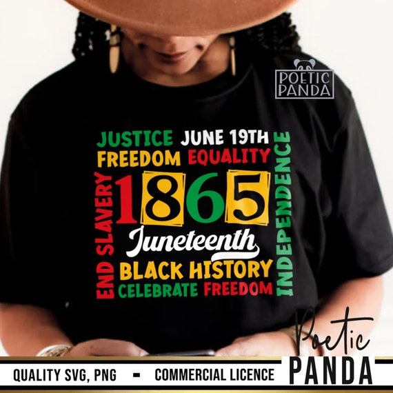 Juneteenth SVG PNG, African American Svg, 1865 Svg, Juneteenth Shirt Svg Cricut, Juneteenth Png, Celebrate Juneteenth, Black History Svg