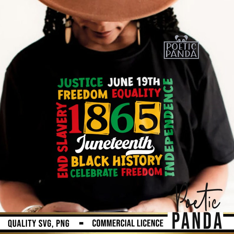 Juneteenth SVG PNG, Celebrate Juneteenth, Juneteenth Shirt Svg Cricut, Black History Svg, Juneteenth Png, 1865 Svg, African American Svg