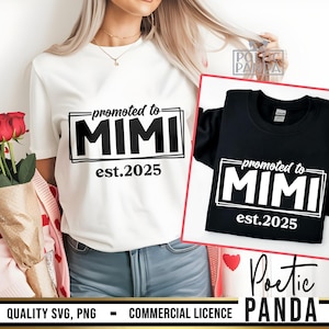 Womens Promoted To Mimi Est 2019 T Shirt New Grandma Announcement Womens Promoted To Mimi Est 2019 T Shirt New Grandma Announcement