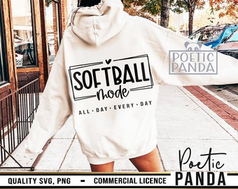 Softball SVG PNG, Softball Svg, Softball Shirt Svg, Softball Dad Svg, Softball Heart Svg, Softball Mom Svg, Baseball Mama Svg, Softball Png