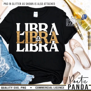 Libra SVG PNG, Libra Shirt Svg, Libra Zodiac Sign Svg, September Birthday Svg, Libra Shirt Png Design, Libra Cut File, Libra Svg Cricut