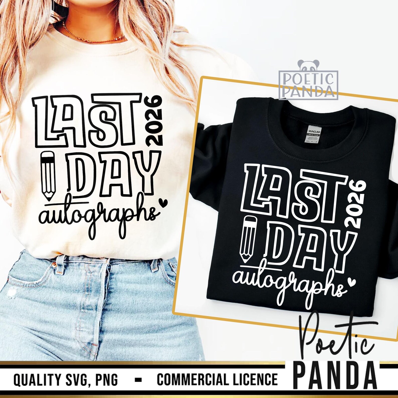 2026 Last Day Autographs SVG PNG, Autograph Shirt Svg, Last Day of ...