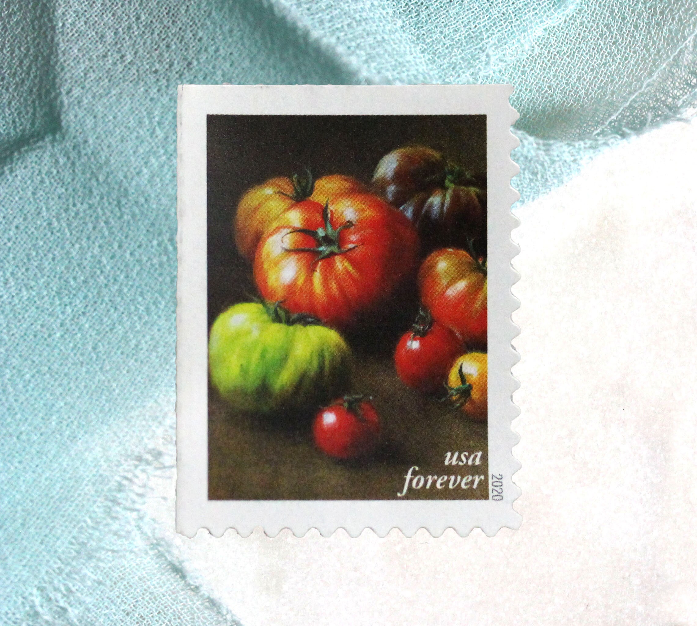 Tomato Forever Stamps Unused Tomato Postage Vegetable | Etsy