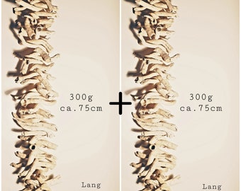 2er Set: Lang(300g)+Lang(300g), PepeCone, Cupy Wurzeln, Wurzelkette, 100% Handarbeit, einzigartige Dekoration, außergewöhnlicher Artikel