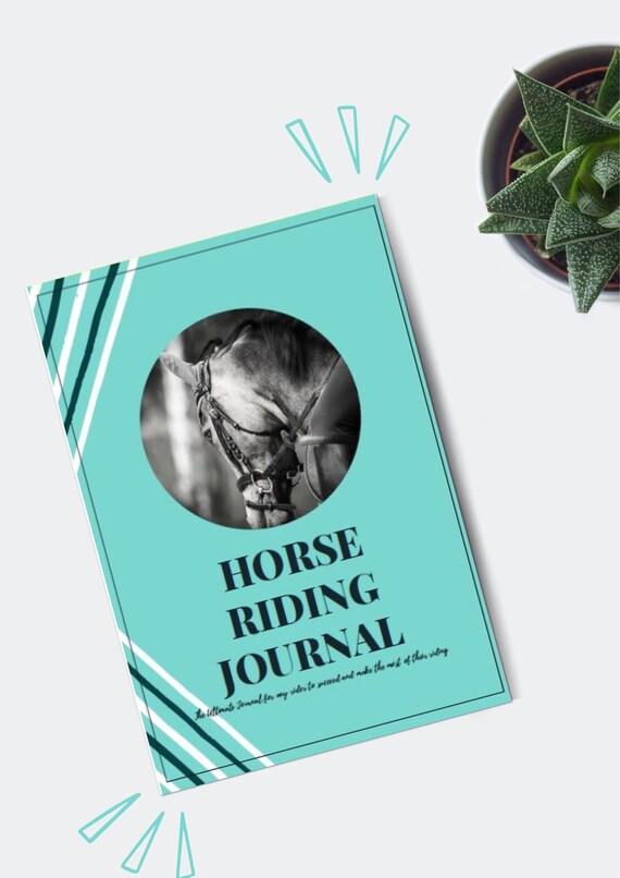 Horse Riding Journal digital Download Riding Planner Horse Etsy