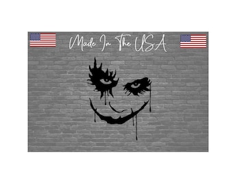 Joker Drip Face Sticker Decal Pack - Why So Serious Choose Color