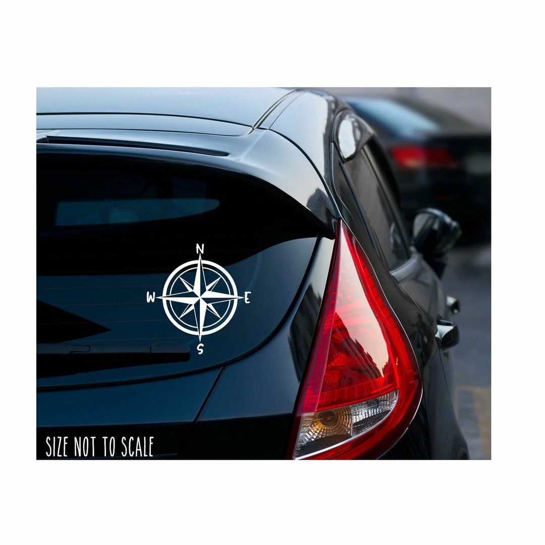 Compass Sailing Racing Sticker Rose Compass Sticker Decal - Sailing Boating Off-road Choose Size - Etsy
