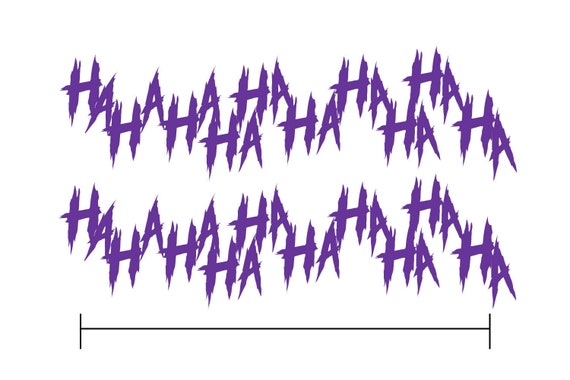 2x Joker Hahaha Serious Evil Body Windshield Car Sticker Decal 16