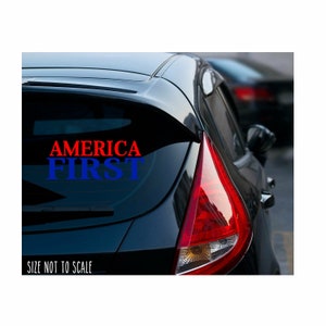 America First Sticker Decal Republician 8&quot;